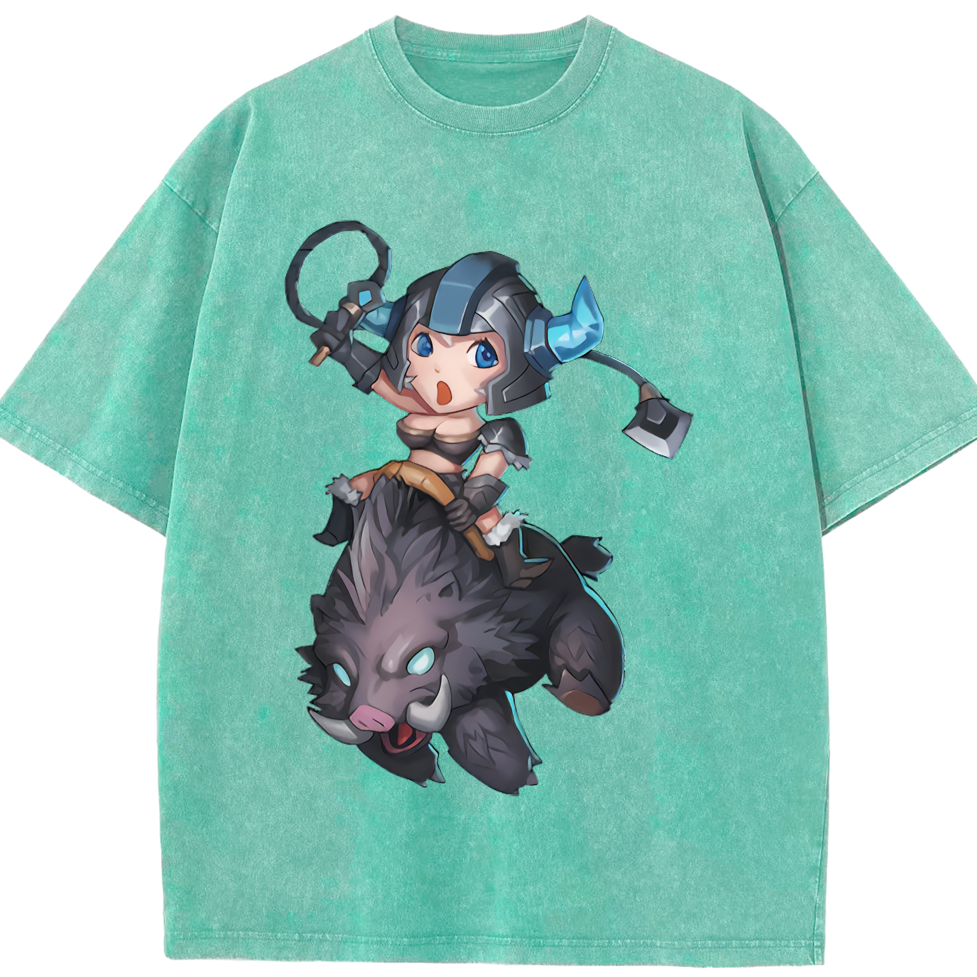 （画像用） リーグ・オブ・レジェンド League of Legends LOL 綿100% ヴィンテージ風 半袖Tシャツ（フロントプリント）